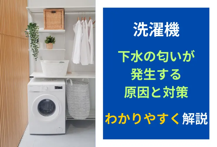 洗濯機から下水の匂いが発生する原因と対策をわかりやすく解説